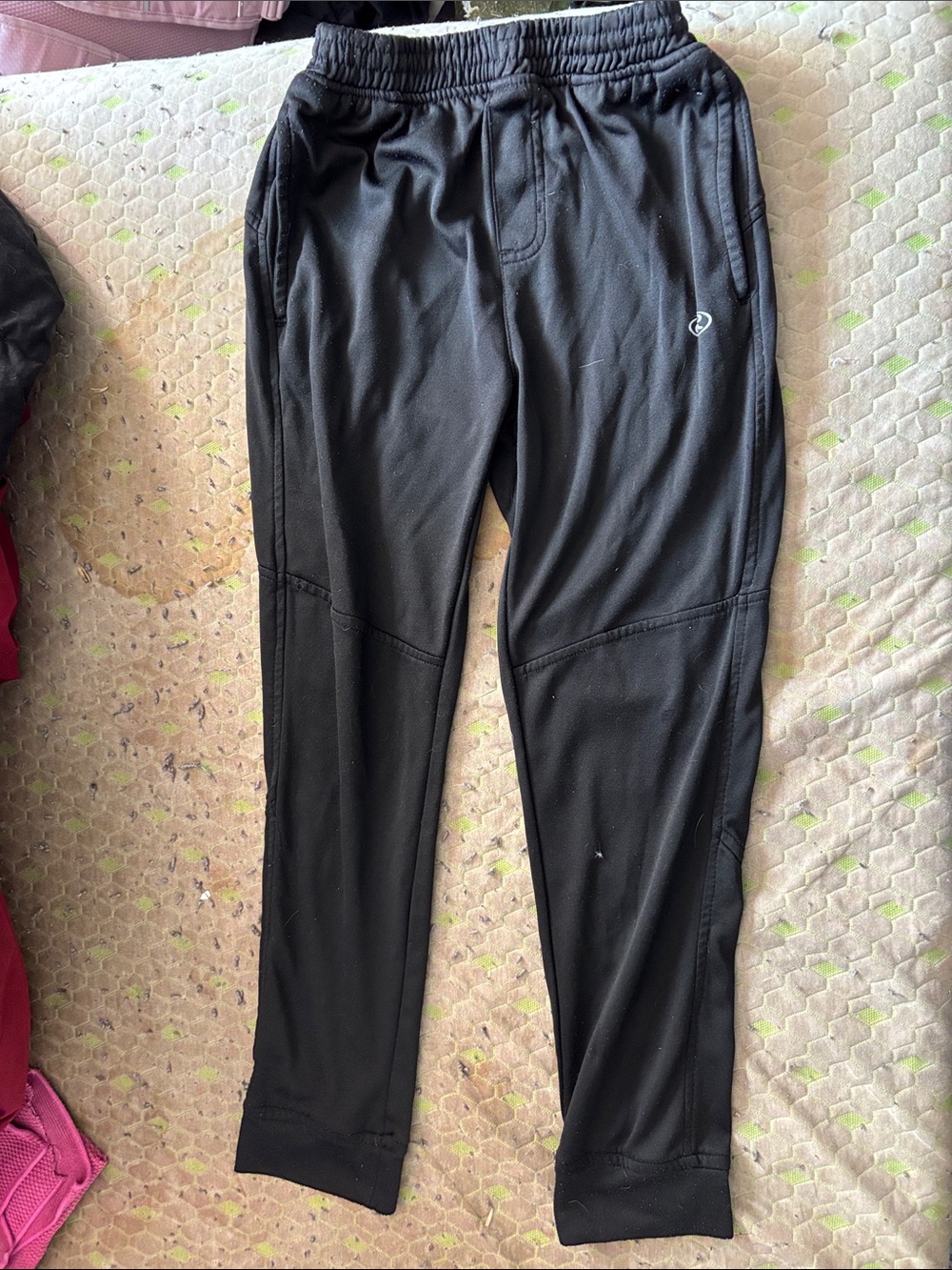 Rawlings Black Youth Athletic Joggers with Logo